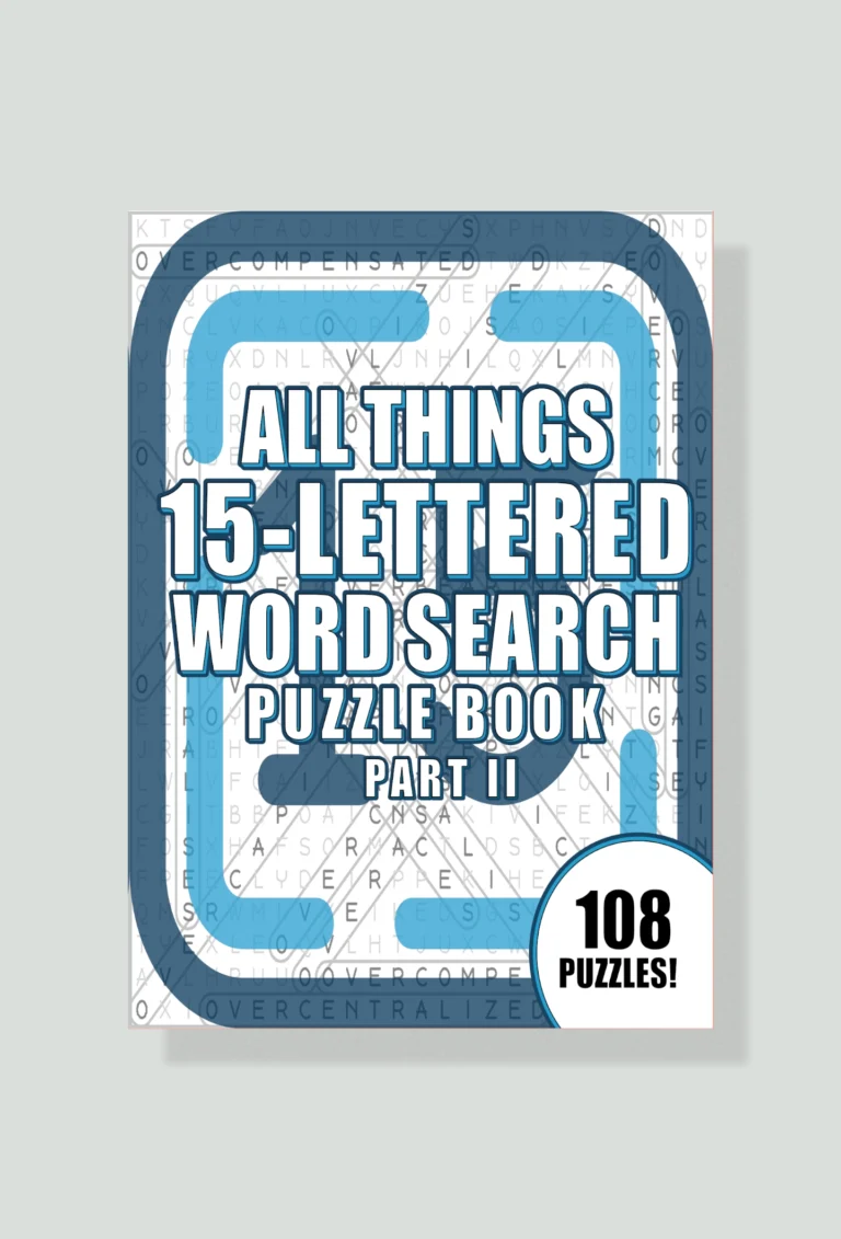 all thing 15 lettered part 2 word search cover