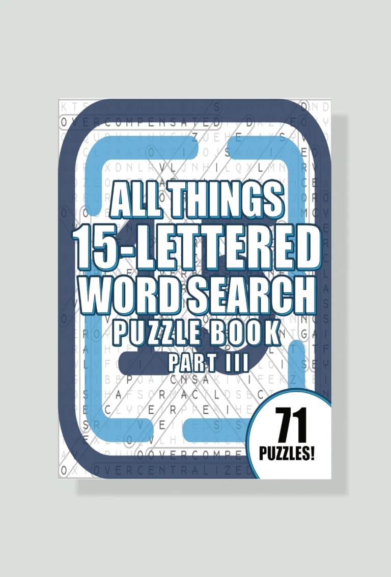 part 3 15 lettered word search puzzle book cover